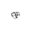 TOMEI Heart Charm, White Gold 585