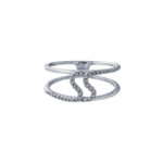 TOMEI Diamond Ring, White Gold 375