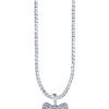 TOMEI Espoir Diamond Pendant, White Gold 375