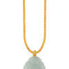 TOMEI Buddha Jade Pendant, Yellow Gold 750