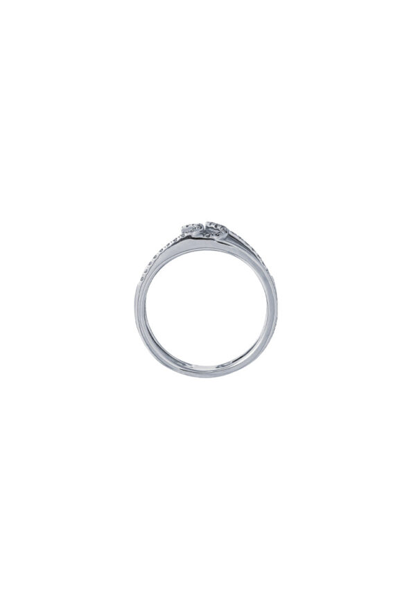 TOMEI Diamond Ring, White Gold 375