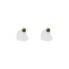 TOMEI Nephrite Collection Earrings, Rose Gold 750