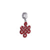 TOMEI Lucky Ruyi Knot Charm, White Gold 585