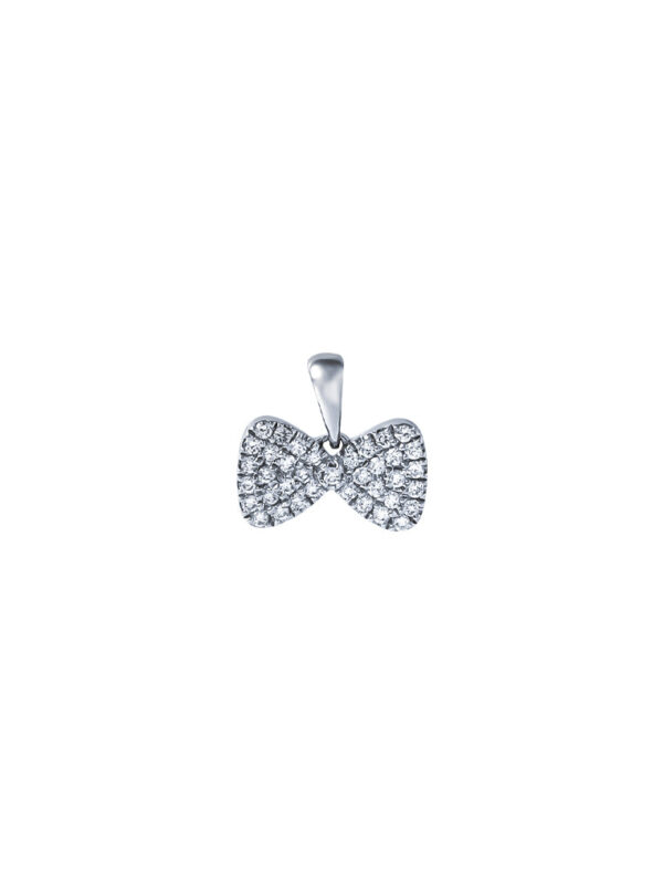 TOMEI Espoir Diamond Pendant, White Gold 375