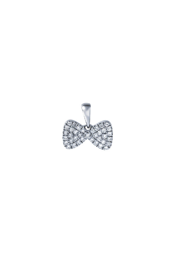TOMEI Espoir Diamond Pendant, White Gold 375