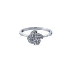 TOMEI Diamond Ring, White Gold 375