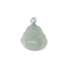 TOMEI Buddha Jade Pendant, White Gold 750