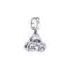 TOMEI Car Charm, White Gold 585