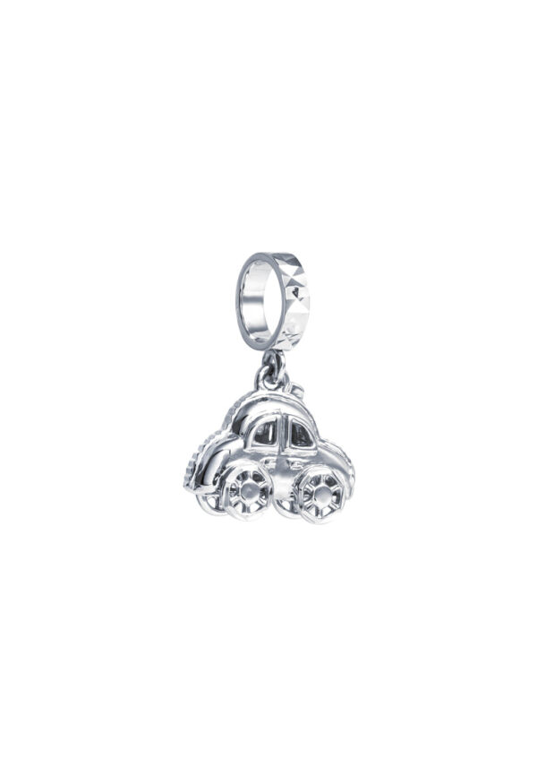 TOMEI Car Charm, White Gold 585