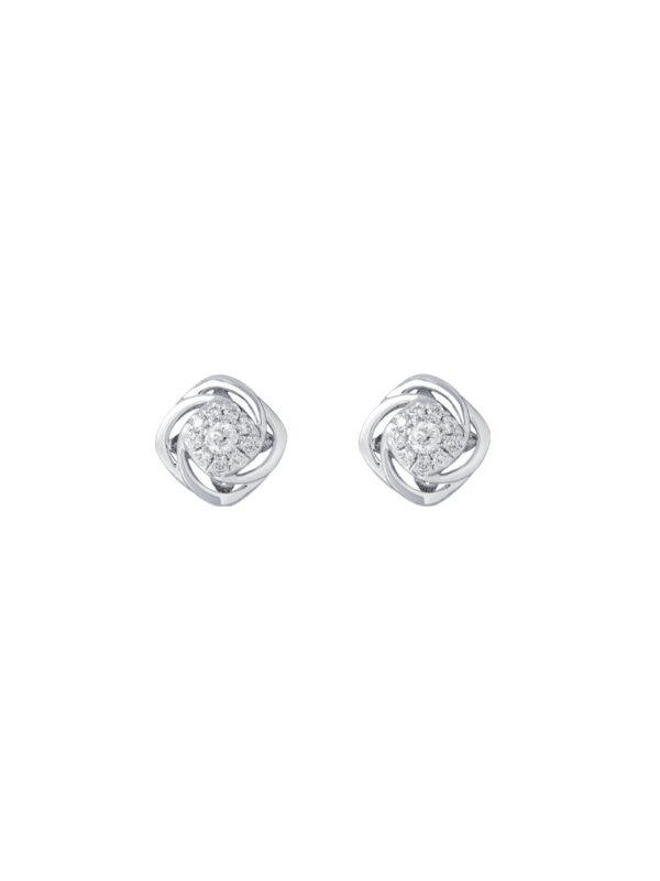 TOMEI Earrings, Diamond White Gold 750