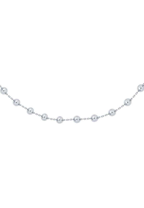 TOMEI Light Ball Bracelet, White Gold 585