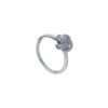 TOMEI Diamond Ring, White Gold 375