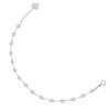 TOMEI Light Ball Bracelet, White Gold 585