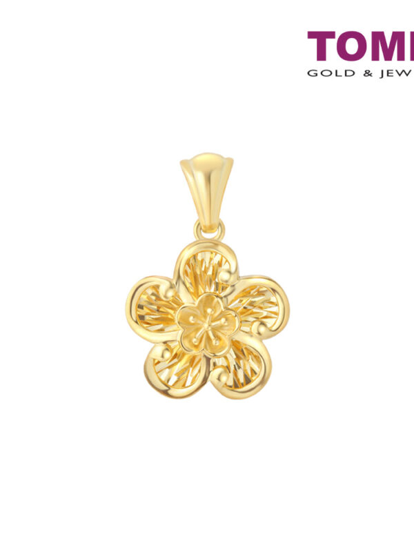 TOMEI Bloom Of Bliss Pendant, Yellow Gold 916