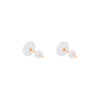TOMEI Nephrite Collection Earrings, Rose Gold 750