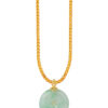 TOMEI Jadeite Pendant, Yellow Gold 750