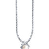 TOMEI Pearl Pendant, White Gold 375