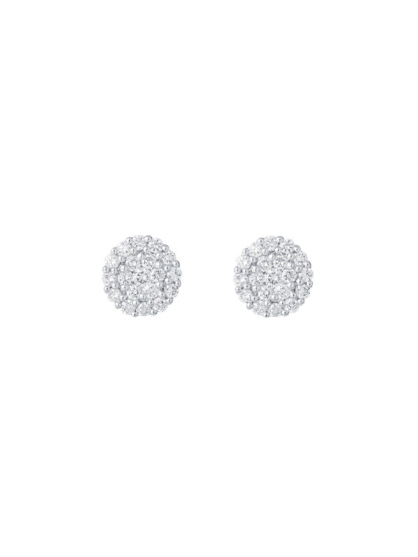 TOMEI Earrings, Diamond White Gold 750