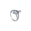 TOMEI Diamond Ring, White Gold 375