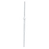 TOMEI Minimalist Diamond Necklace, White Gold 375