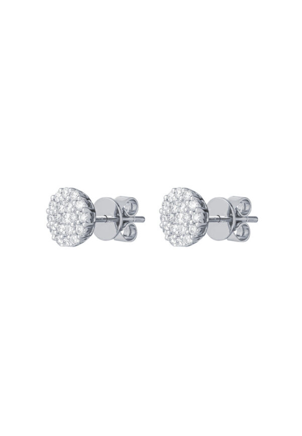 TOMEI Earrings, Diamond White Gold 750