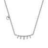 TOMEI Minimalist Diamond Necklace, White Gold 375
