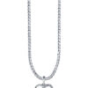 TOMEI Espoir Diamond Pendant, White Gold 375