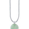 TOMEI Jadeite Pendant, White Gold 750