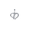 TOMEI Espoir Diamond Pendant, White Gold 375