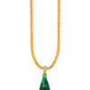 TOMEI Jadeite Pendant, Yellow Gold 750
