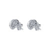 TOMEI Heart Earrings, Diamond White Gold 750