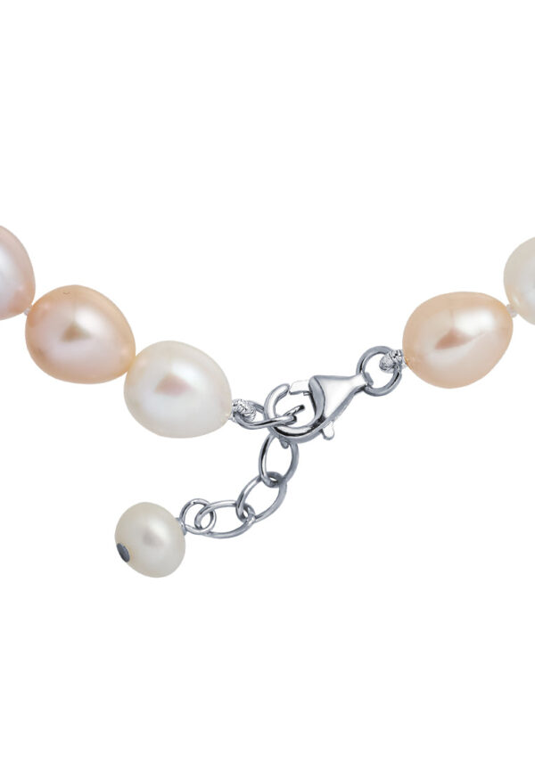TOMEI Natural Pearl Bracelet, Mixed Cream-Pink-Purple