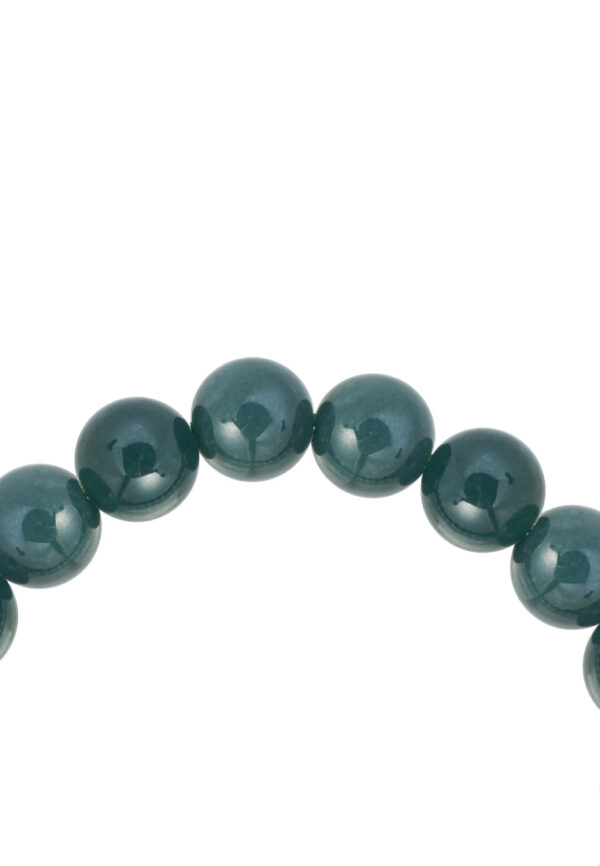 TOMEI Palace Grace Dark Green Jade Bracelet (Unisex-9.5MM)
