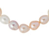 TOMEI Natural Pearl Bracelet, Mixed Cream-Pink-Purple