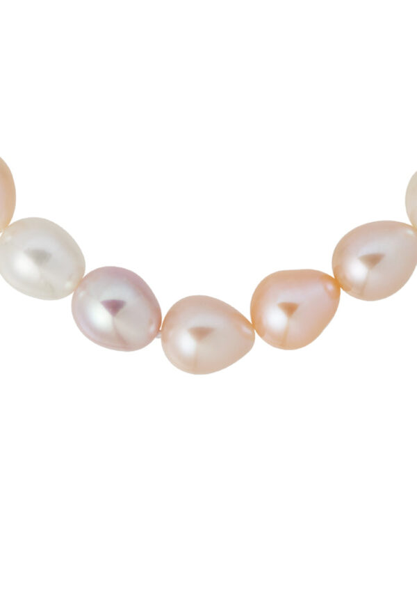 TOMEI Natural Pearl Bracelet, Mixed Cream-Pink-Purple