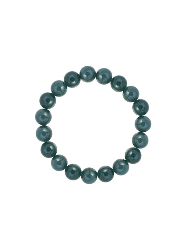 TOMEI Palace Grace Dark Green Jade Bracelet (Unisex-9.5MM)
