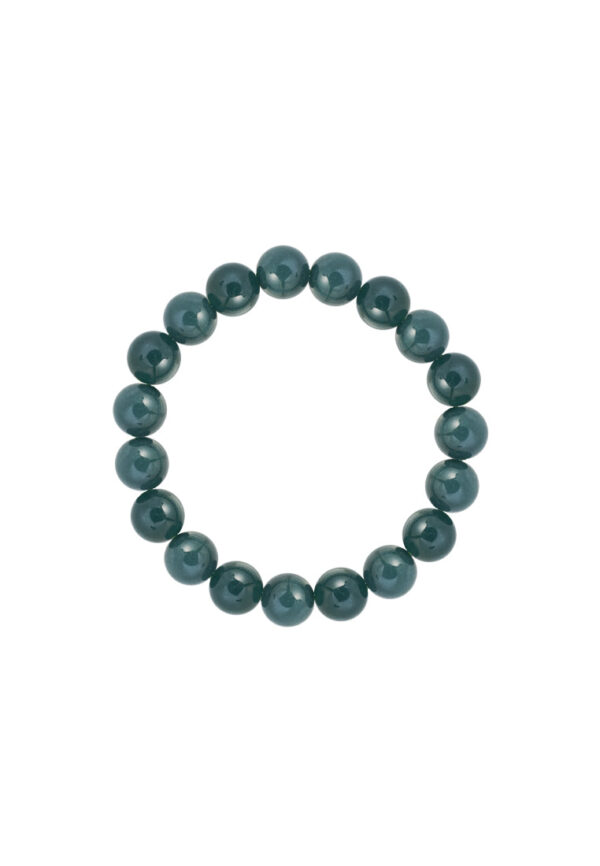 TOMEI Palace Grace Dark Green Jade Bracelet (Unisex-9.5MM)