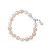 TOMEI Natural Pearl Bracelet, Mixed Cream-Pink-Purple
