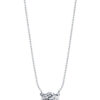 TOMEI Diamond Necklace, White Gold 750