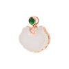 TOMEI Nephrite Collection Pendant, Rose Gold 750