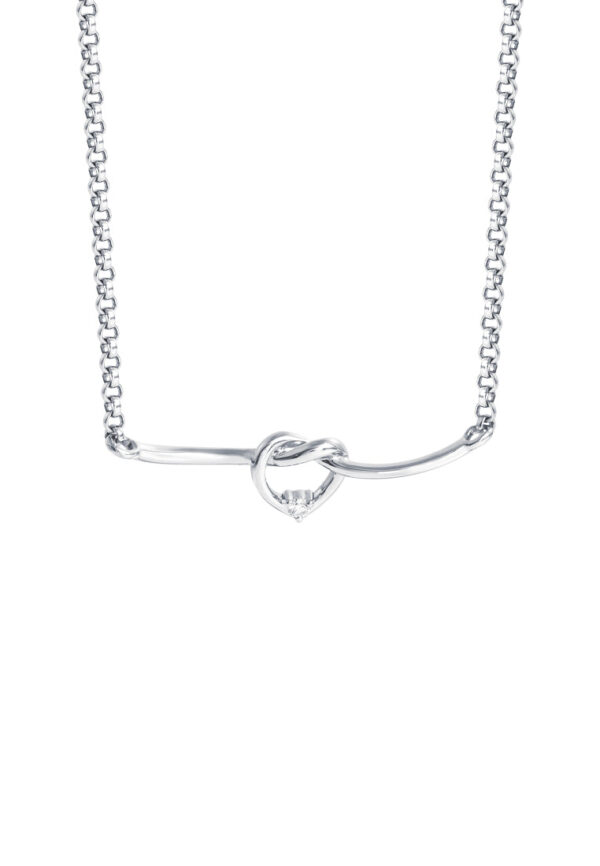 TOMEI Diamond Necklace, White Gold 750