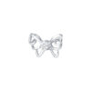 TOMEI Butterfly Diamond Pendant, White Gold 375