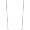 TOMEI Diamond Necklace, White Gold 750