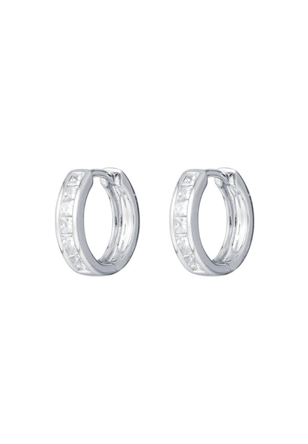 TOMEI Diamond Earrings, White Gold 750