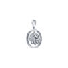 TOMEI Diamond Pendant, White Gold 750