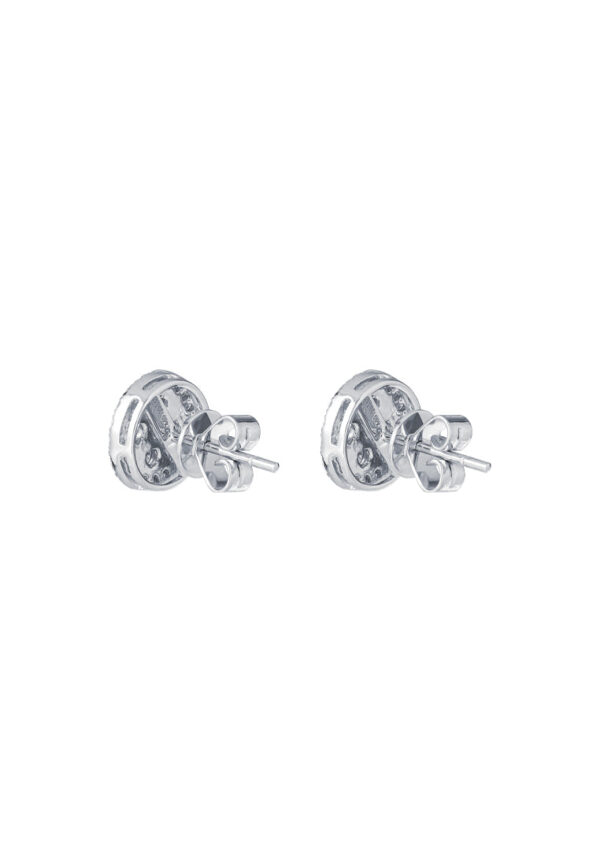 TOMEI Diamond Earrings, White Gold 750