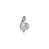 TOMEI Espoir Pearl Pendant, White Gold 375