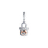 TOMEI Love Lockpad Charm, White Gold 585