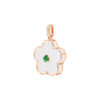 TOMEI Nephrite Collection Pendant, Rose Gold 750