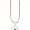 TOMEI Nephrite Collection Pendant, Rose Gold 750
